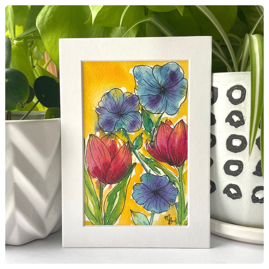 Mixed Blooms - Original Painting