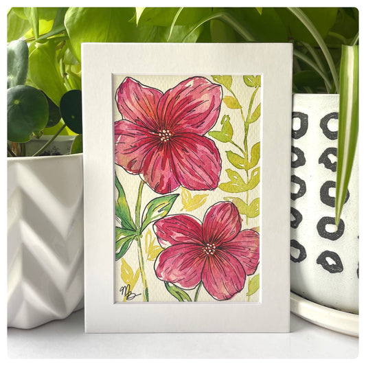 Pink Blooms - Original Painting